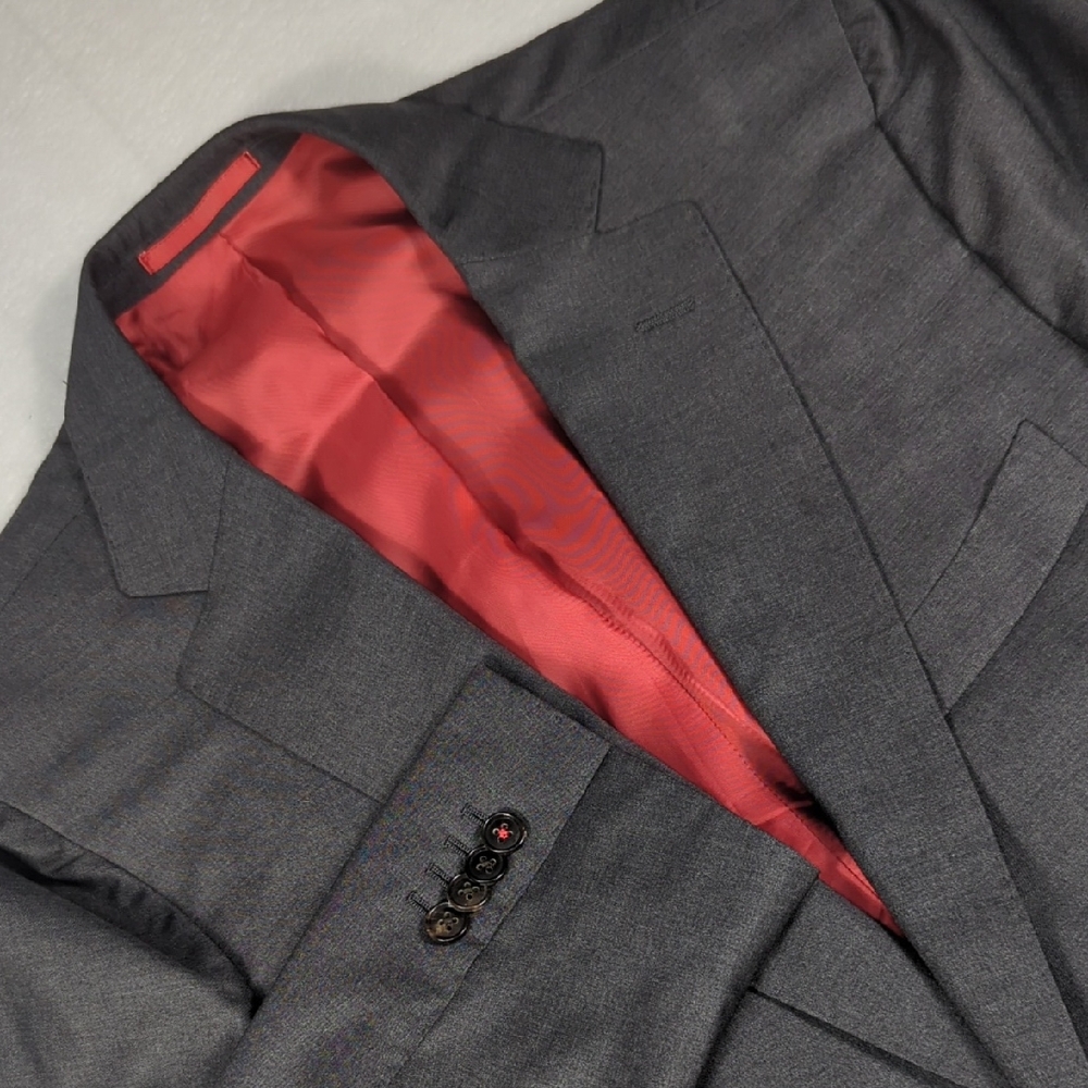 Suitsupply Reda Wool & Cashmere Mens Blazer Gray Size 42L